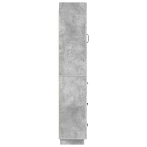 Σέτ Ντουλαπιών 2 pcs Γκρι Σκυροδέματος 33 x 34,5 x 87 εκ. - Pakobazaar