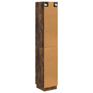 Σέτ Ντουλαπιών 2 pcs Καπνισμένο Ξύλο Δρυός 33 x 34,5 x 87 εκ. - Pakobazaar