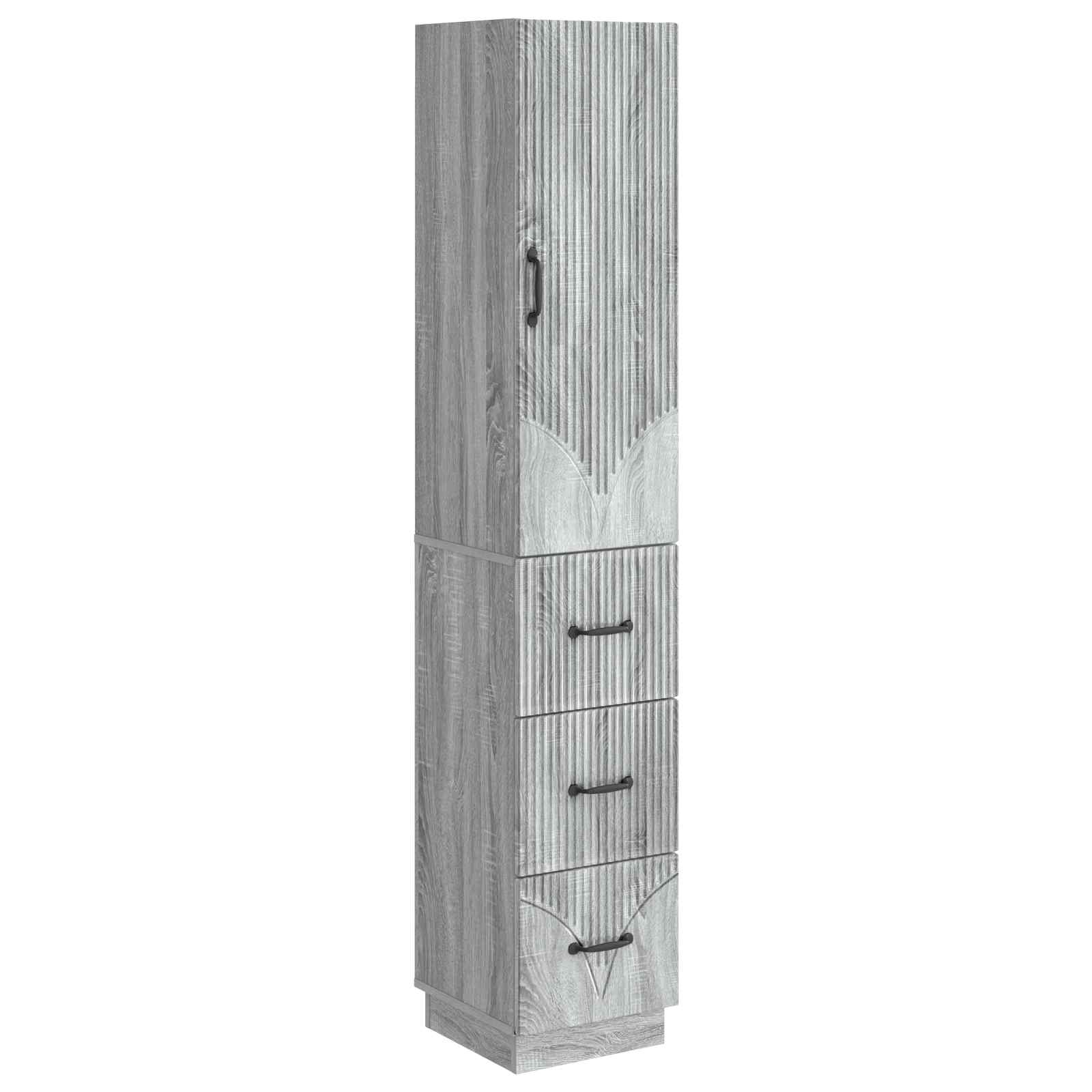 Σέτ Ντουλαπιών 2 pcs Γκρι Sonoma 33 x 34,5 x 87 εκ. - Pakobazaar