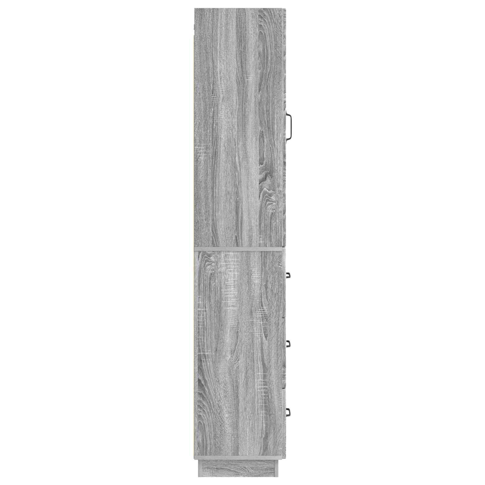 Σέτ Ντουλαπιών 2 pcs Γκρι Sonoma 33 x 34,5 x 87 εκ. - Pakobazaar