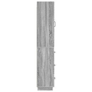 Σέτ Ντουλαπιών 2 pcs Γκρι Sonoma 33 x 34,5 x 87 εκ. - Pakobazaar