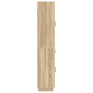Σέτ Ντουλαπιών 2 pcs Sonoma Δρυς Επεξεργασμένο Ξύλο - Pakobazaar