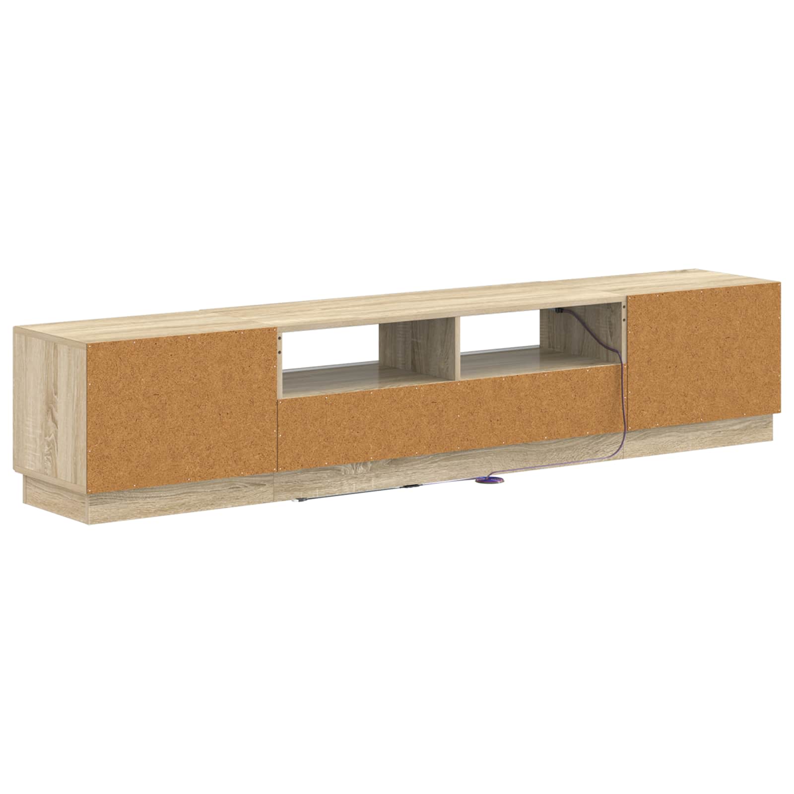 5 Τεμάχια LED Τηλεοπτικού Ντουλαπιού Sonoma Δρυς