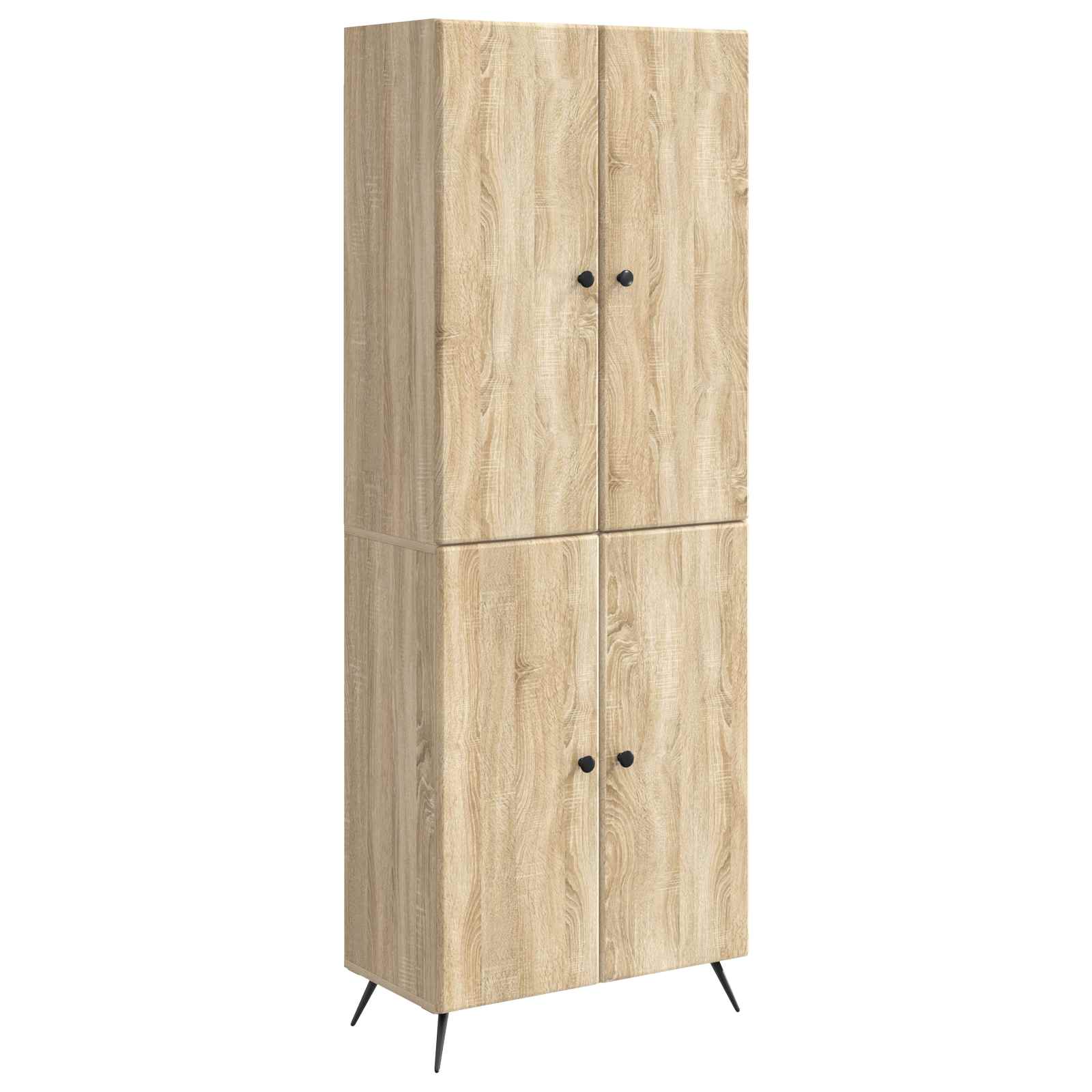 Σέτ Ντουλαπιών 2 pcs Sonoma Δρυς Επεξεργασμένο Ξύλο - Pakobazaar