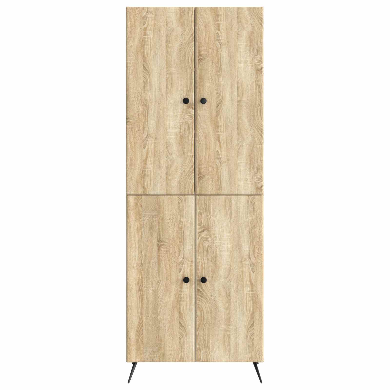 Σέτ Ντουλαπιών 2 pcs Sonoma Δρυς Επεξεργασμένο Ξύλο - Pakobazaar