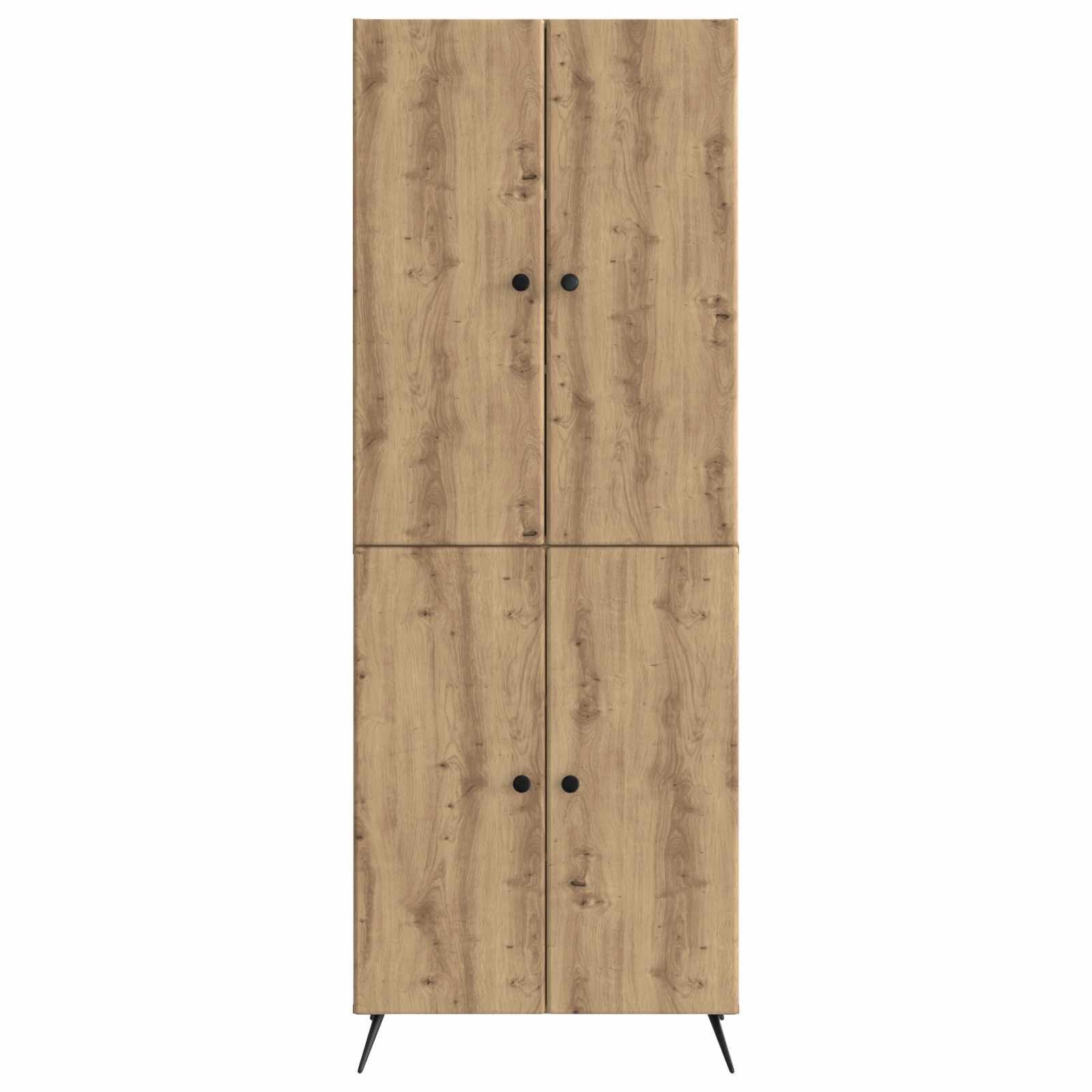 Σέτ Ντουλαπιών 2 pcs Artisan Δρυς Επεξεργασμένο Ξύλο - Pakobazaar