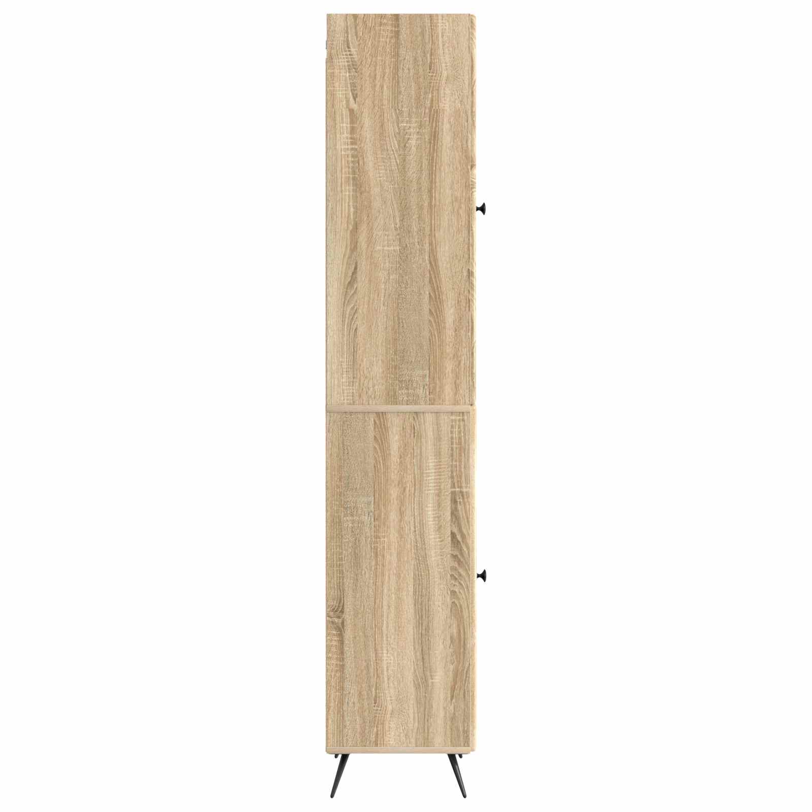 Σέτ Ντουλαπιών 2 pcs Sonoma Δρυς Επεξεργασμένο Ξύλο - Pakobazaar