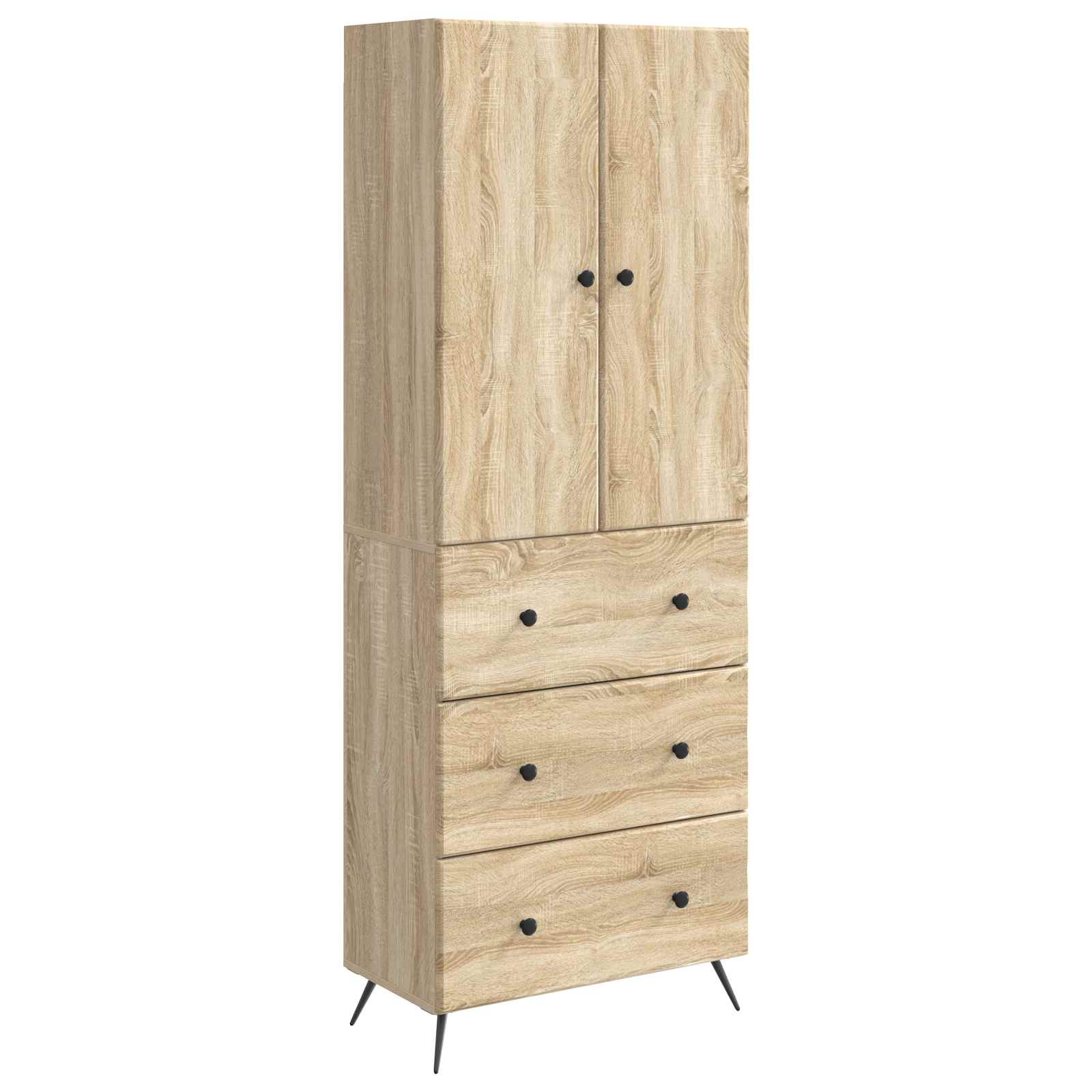 Σέτ Ντουλαπιών 2 pcs Sonoma Δρυς 66 x 34,5 x 90 εκ - Pakobazaar