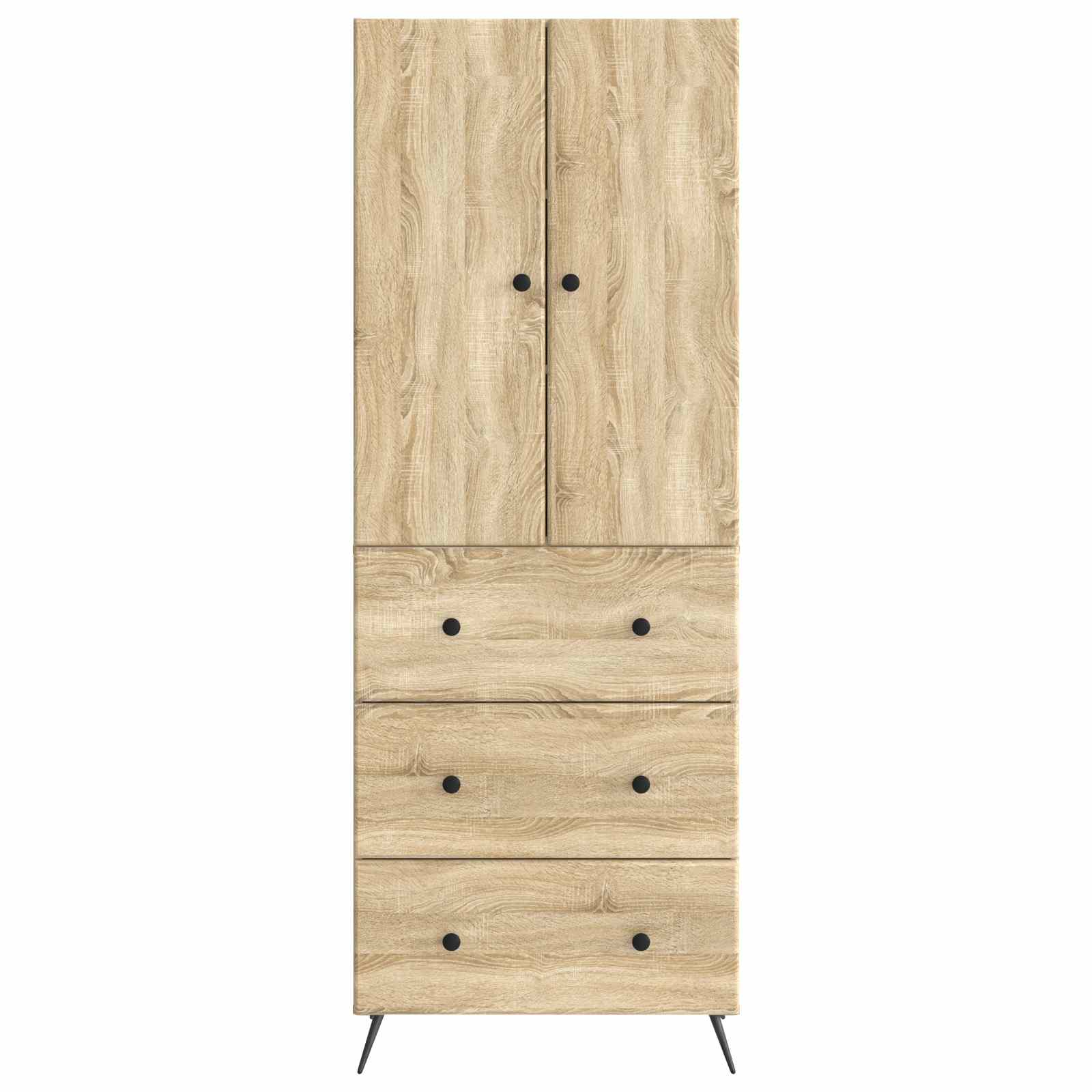 Σέτ Ντουλαπιών 2 pcs Sonoma Δρυς 66 x 34,5 x 90 εκ - Pakobazaar