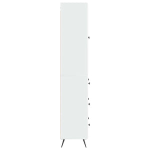 Σέτ Ντουλαπιών 2 pcs Γυαλιστερό Λευκό 66 x 34,5 x 90 εκ - Pakobazaar