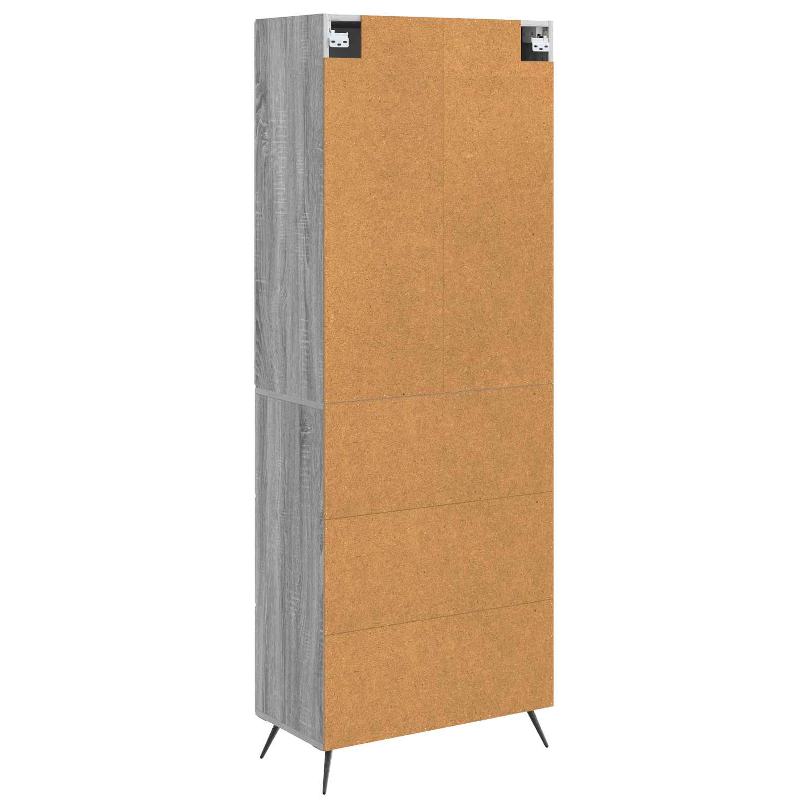 Σέτ Ντουλαπιών 2 pcs Γκρι Sonoma 66 x 34,5 x 90 εκ - Pakobazaar