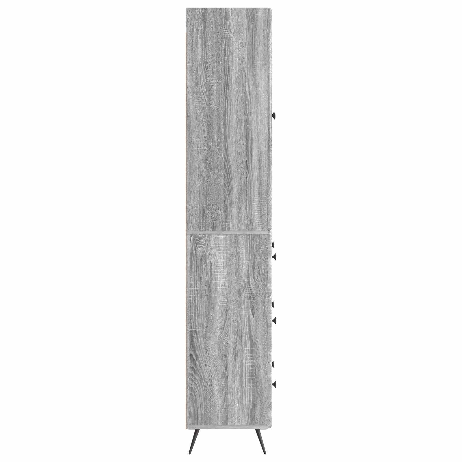 Σέτ Ντουλαπιών 2 pcs Γκρι Sonoma 66 x 34,5 x 90 εκ - Pakobazaar