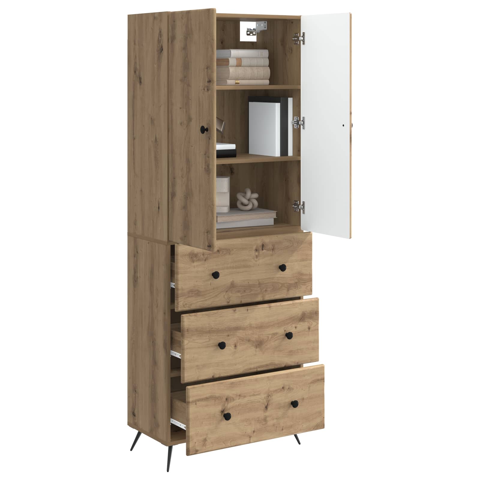 Σέτ Ντουλαπιών 2 pcs Artisan Δρυς 66 x 34,5 x 90 εκ - Pakobazaar