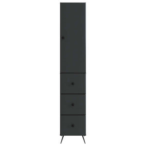 Σέτ Ντουλαπιών 2 pcs Μαύρο 34,5 x 34,5 x 90 εκ. - Pakobazaar