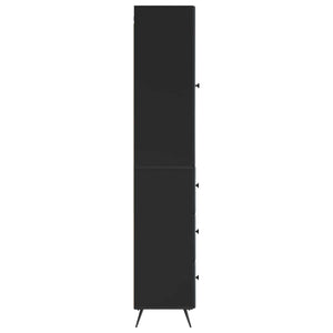 Σέτ Ντουλαπιών 2 pcs Μαύρο 34,5 x 34,5 x 90 εκ. - Pakobazaar