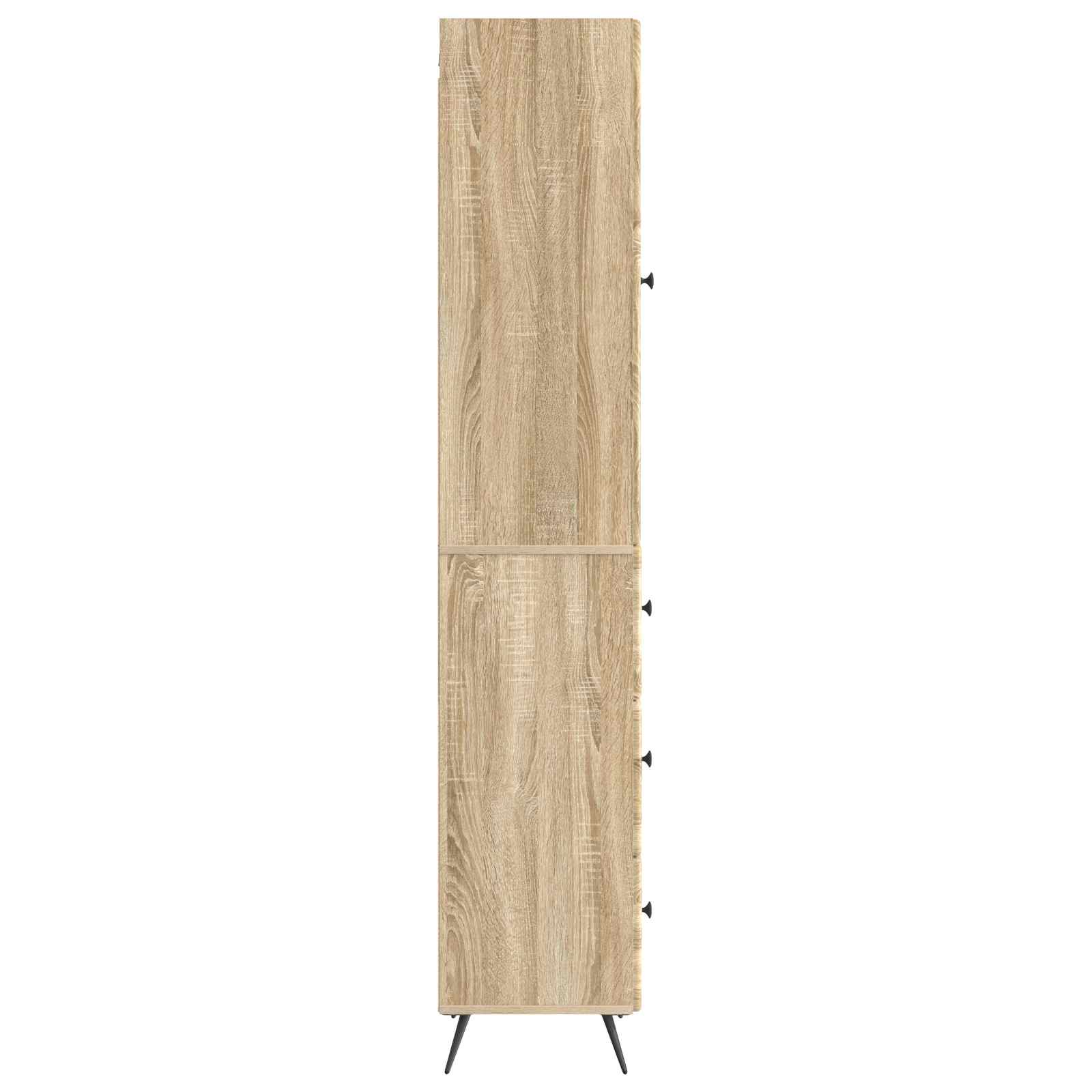 Σέτ Ντουλαπιών 2 pcs Sonoma Δρυς 34,5 x 34,5 x 90 εκ. - Pakobazaar