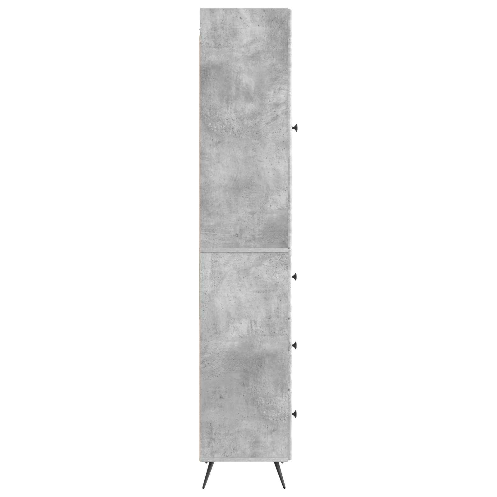 Σέτ Ντουλαπιών 2 pcs Γκρι Σκυροδέματος 34,5 x 34,5 x 90 εκ. - Pakobazaar