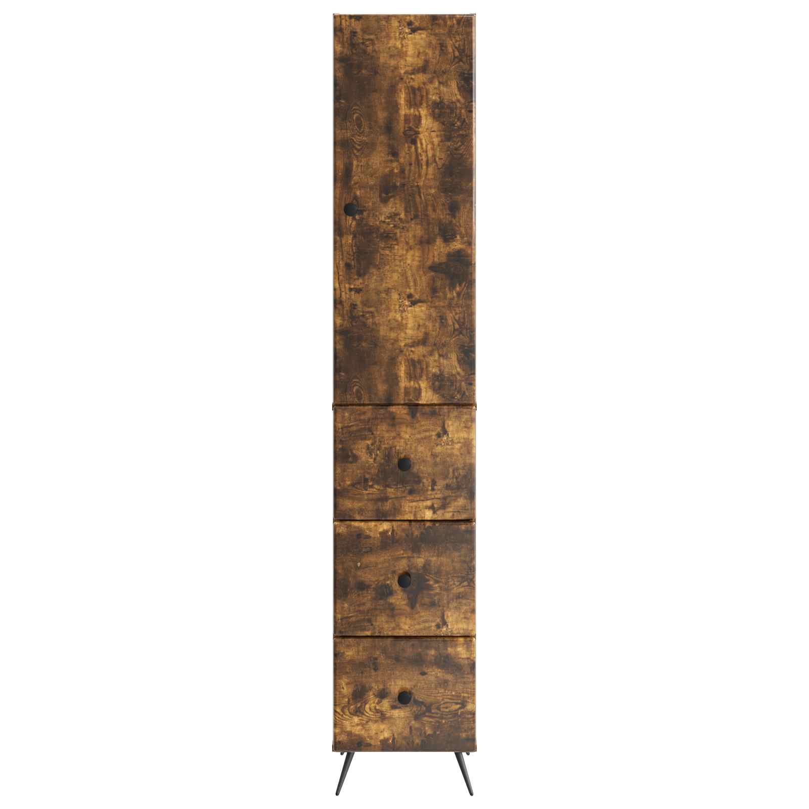 Σέτ Ντουλαπιών 2 pcs Καπνισμένο Ξύλο Δρυός 34,5 x 34,5 x 90 εκ. - Pakobazaar