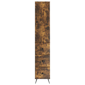 Σέτ Ντουλαπιών 2 pcs Καπνισμένο Ξύλο Δρυός 34,5 x 34,5 x 90 εκ. - Pakobazaar