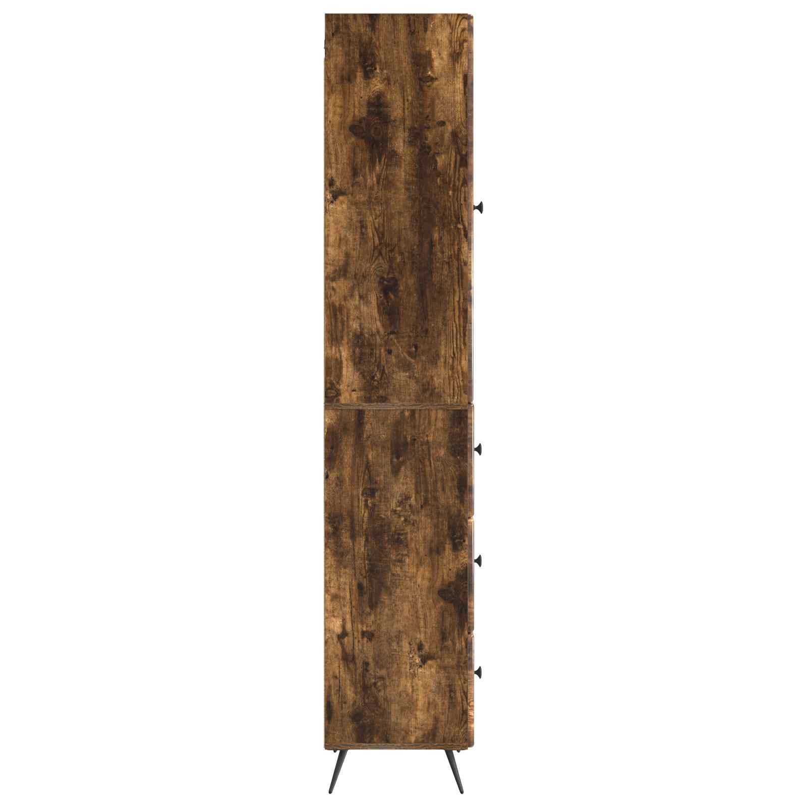 Σέτ Ντουλαπιών 2 pcs Καπνισμένο Ξύλο Δρυός 34,5 x 34,5 x 90 εκ. - Pakobazaar