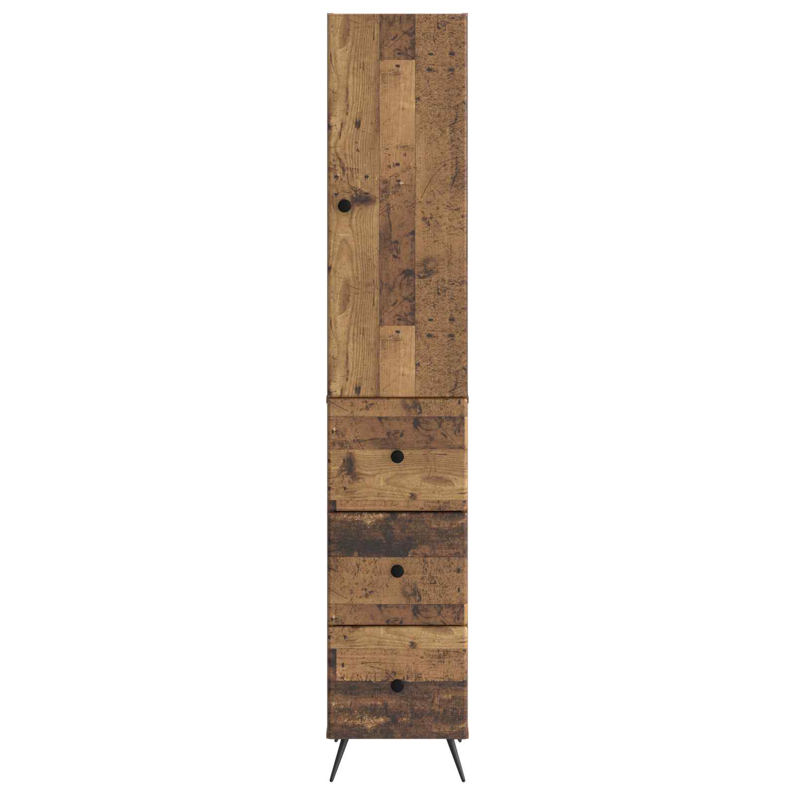 Σέτ Ντουλαπιών 2 pcs Παλαιωμένο ξύλο 34,5 x 34,5 x 90 εκ. - Pakobazaar