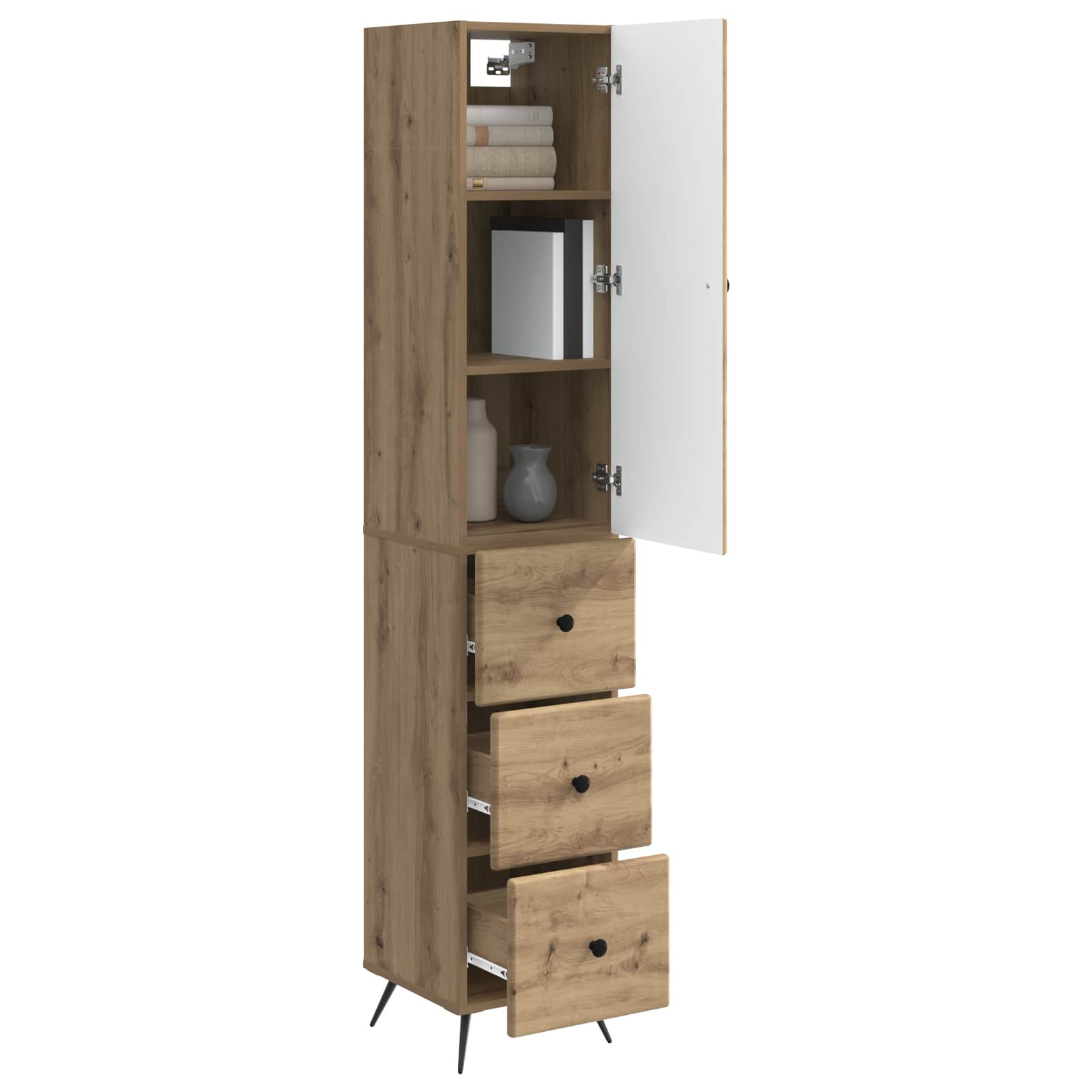Σέτ Ντουλαπιών 2 pcs Artisan Δρυς 34,5 x 34,5 x 90 εκ. - Pakobazaar