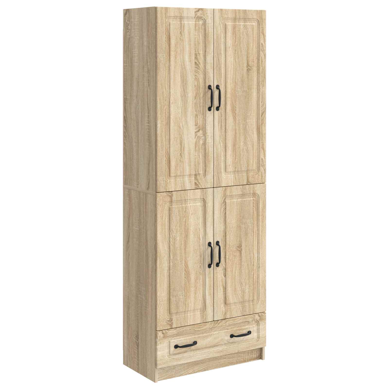 Σέτ Ντουλαπιών 2 pcs Sonoma Δρυς Επεξεργασμένο Ξύλο - Pakobazaar