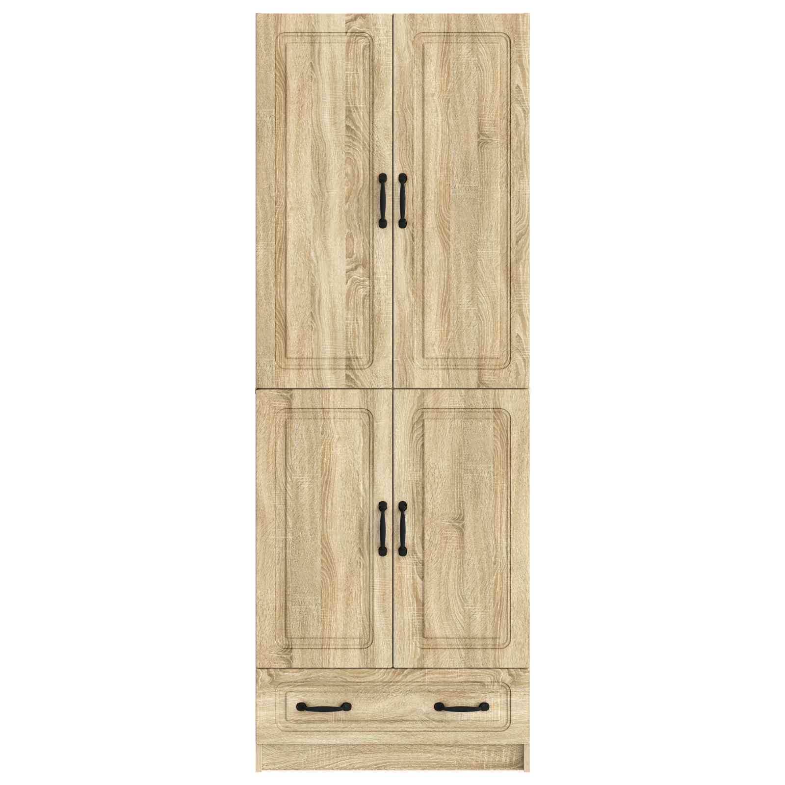 Σέτ Ντουλαπιών 2 pcs Sonoma Δρυς Επεξεργασμένο Ξύλο - Pakobazaar