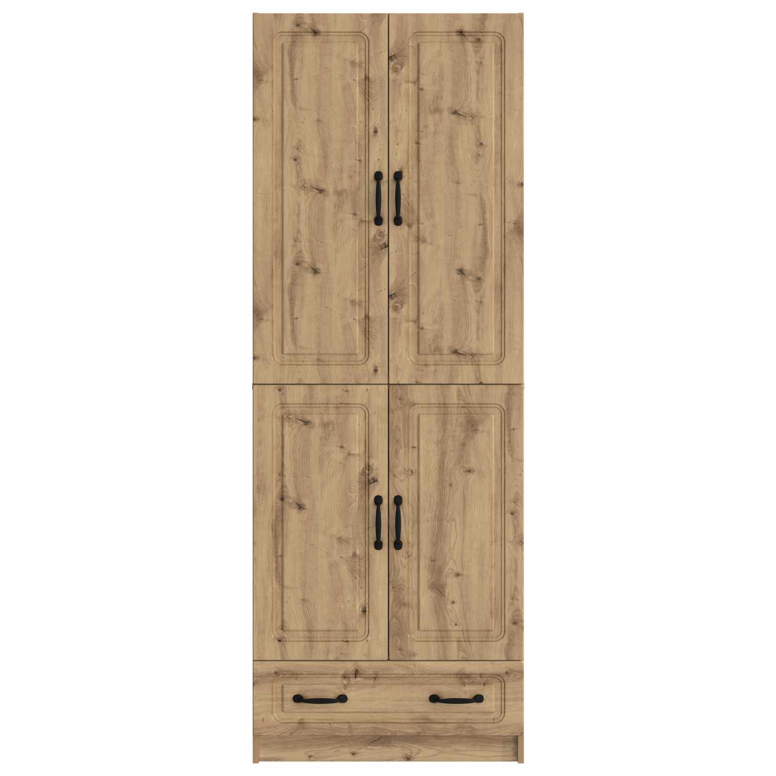 Σέτ Ντουλαπιών 2 pcs Artisan Δρυς Επεξεργασμένο Ξύλο - Pakobazaar