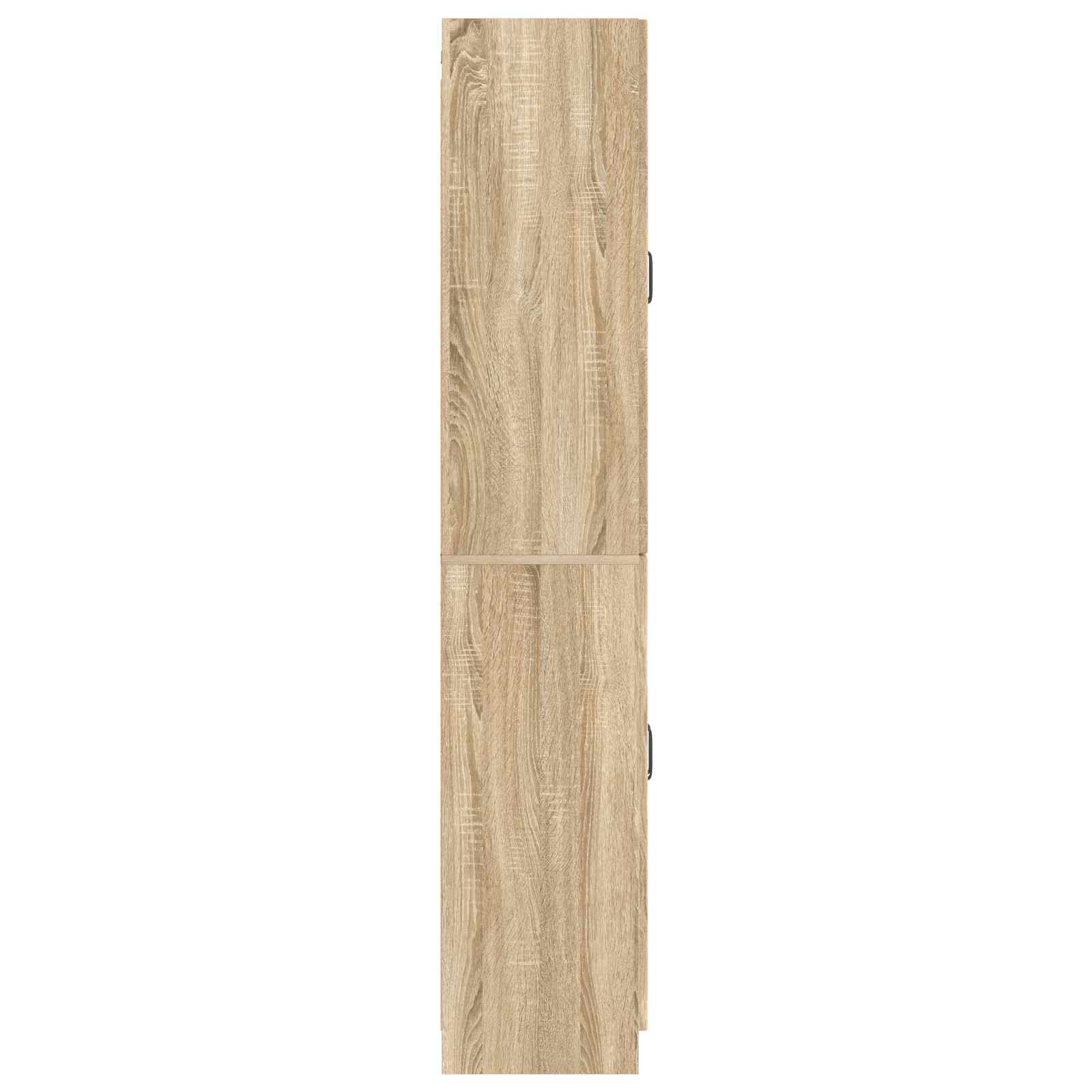 Σέτ Ντουλαπιών 2 pcs Sonoma Δρυς Επεξεργασμένο Ξύλο - Pakobazaar