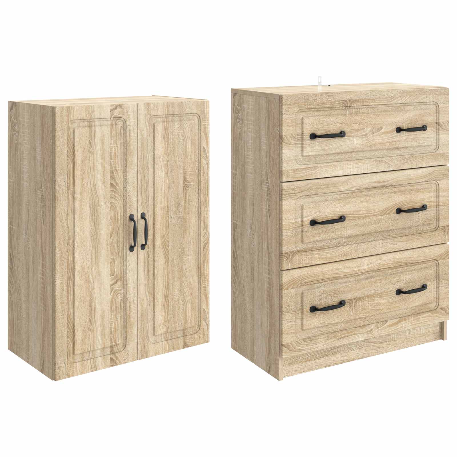 Σέτ Ντουλαπιών 2 pcs Sonoma Δρυς 66 x 34,5 x 87 εκ. - Pakobazaar
