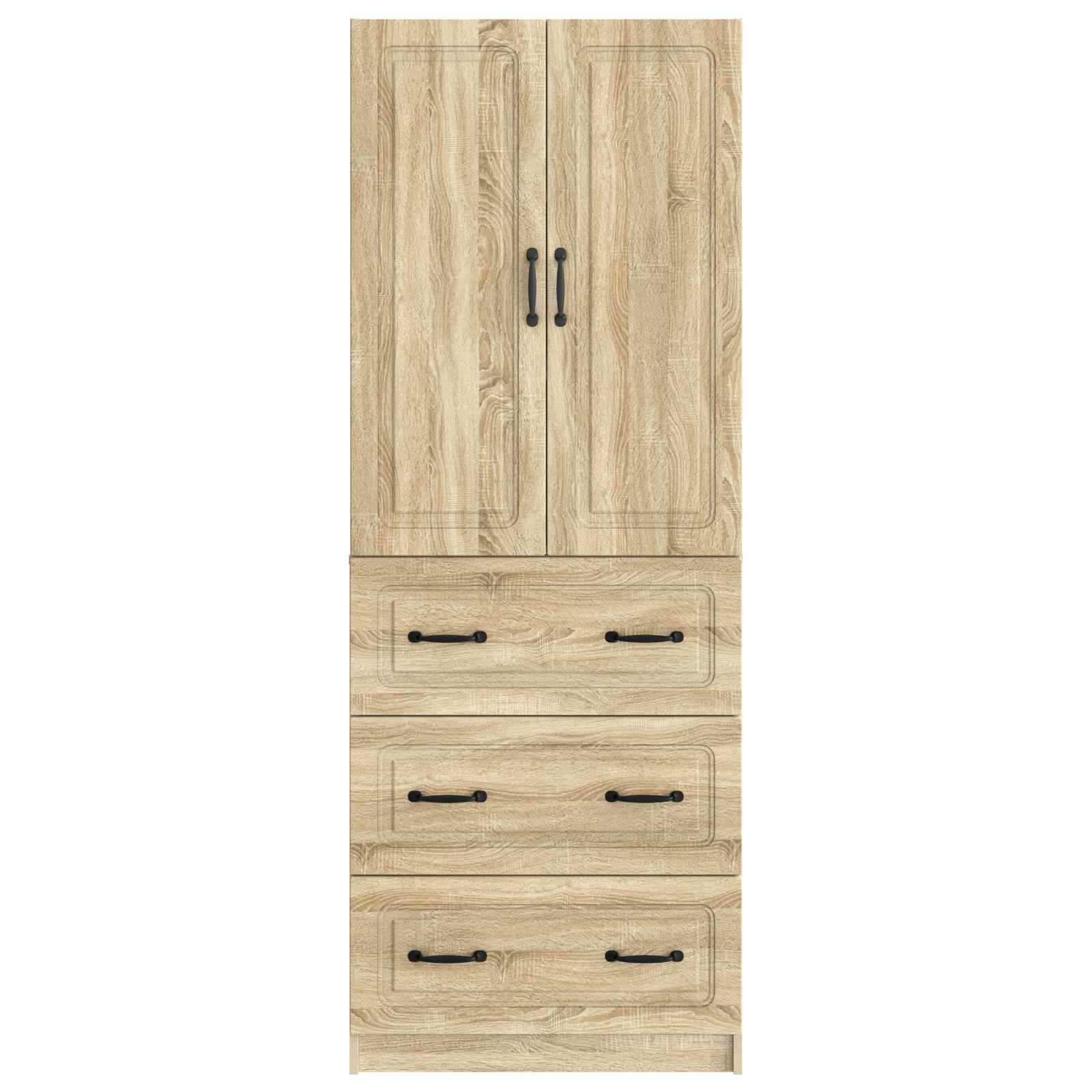 Σέτ Ντουλαπιών 2 pcs Sonoma Δρυς 66 x 34,5 x 87 εκ. - Pakobazaar