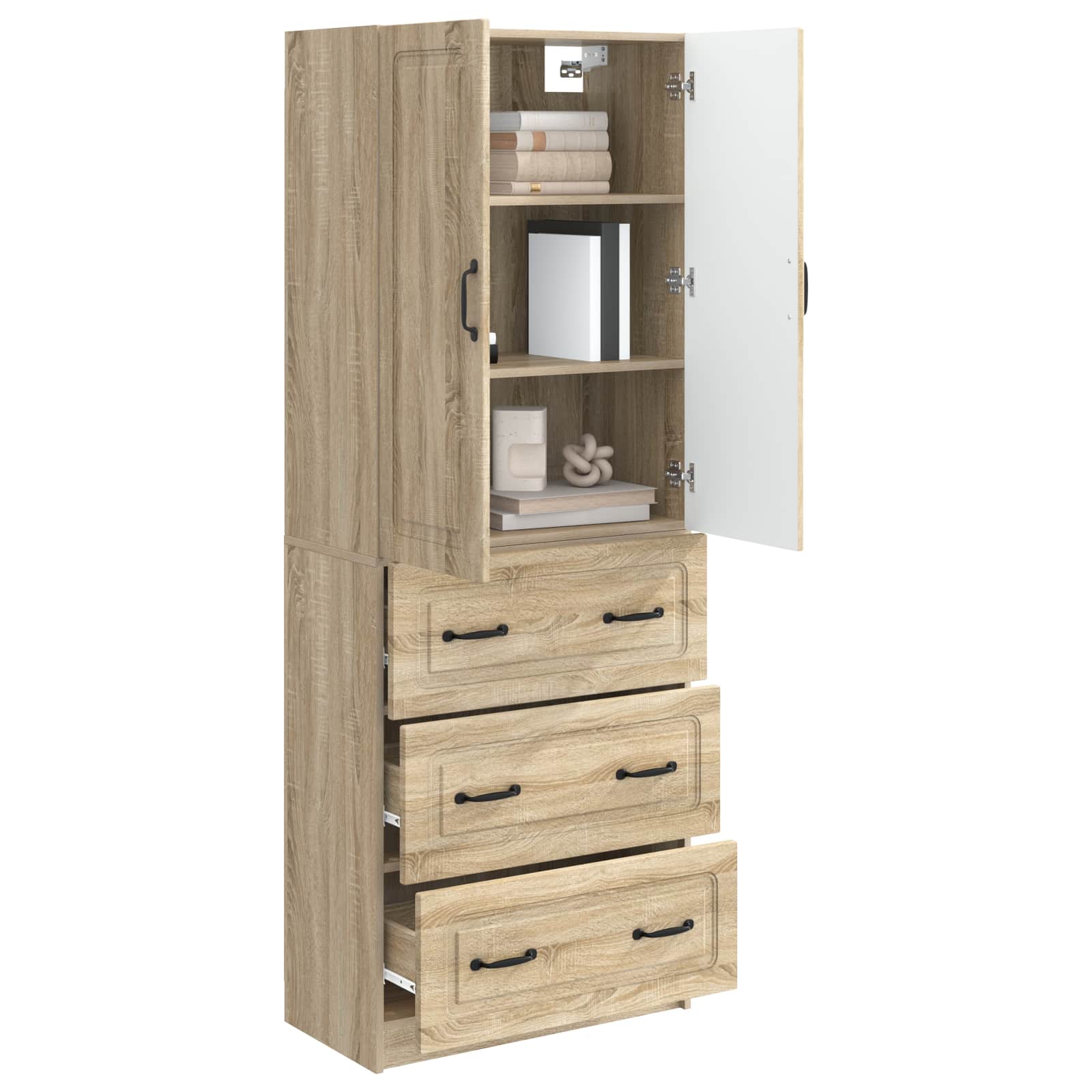 Σέτ Ντουλαπιών 2 pcs Sonoma Δρυς 66 x 34,5 x 87 εκ. - Pakobazaar