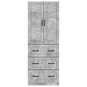 Σέτ Ντουλαπιών 2 pcs Γκρι Σκυροδέματος 66 x 34,5 x 87 εκ. - Pakobazaar