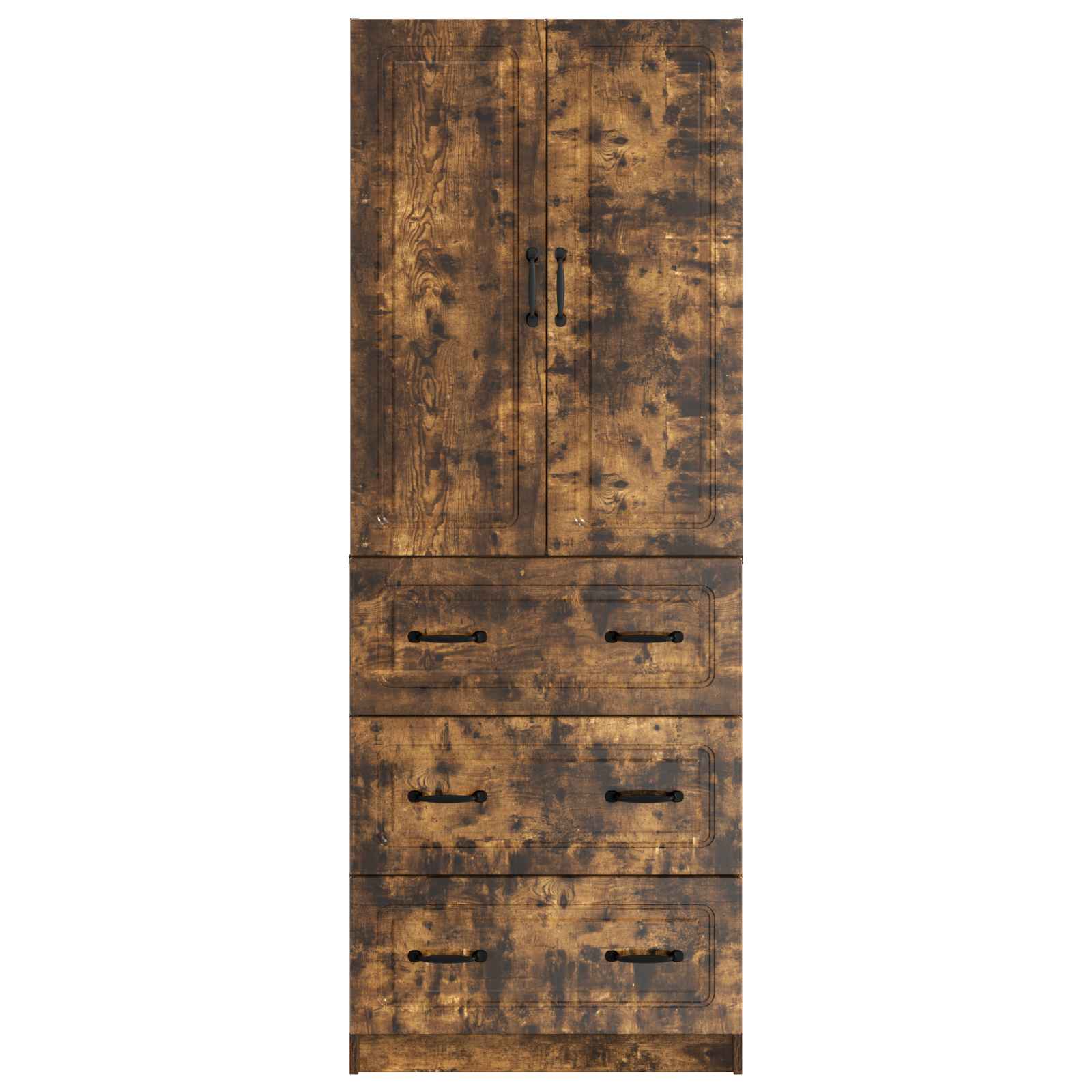 Σέτ Ντουλαπιών 2 pcs Καπνισμένο Ξύλο Δρυός 66 x 34,5 x 87 εκ. - Pakobazaar