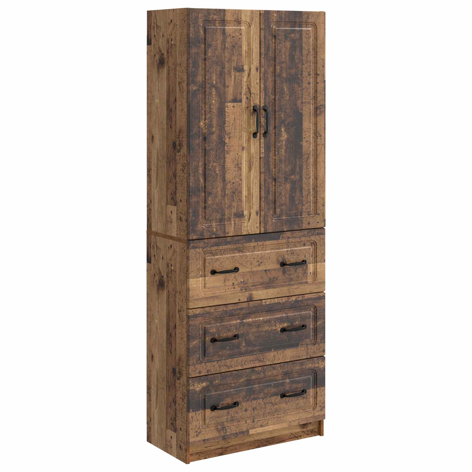 Σέτ Ντουλαπιών 2 pcs Παλαιωμένο ξύλο 66 x 34,5 x 87 εκ. - Pakobazaar