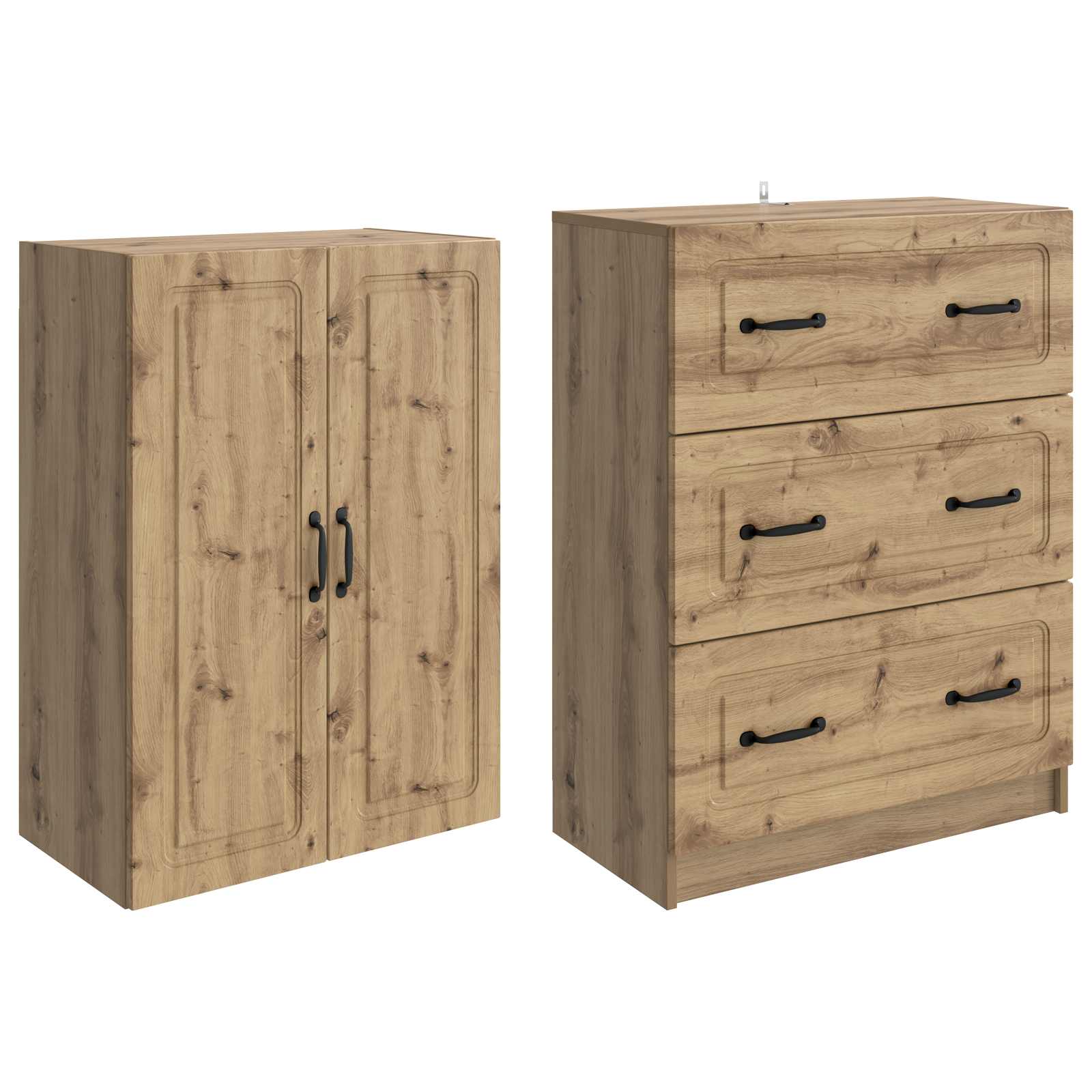 Σέτ Ντουλαπιών 2 pcs Artisan Δρυς 66 x 34,5 x 87 εκ. - Pakobazaar
