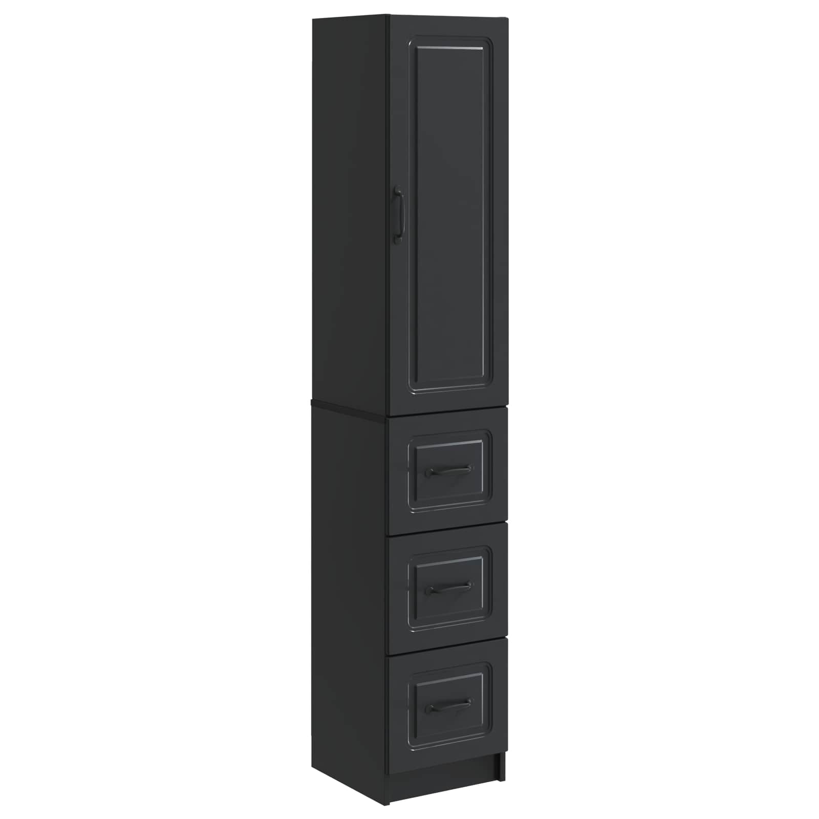 Σέτ Ντουλαπιών 2 pcs Μαύρο 33 x 34,5 x 87 εκ. - Pakobazaar