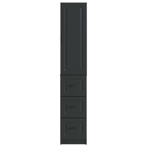 Σέτ Ντουλαπιών 2 pcs Μαύρο 33 x 34,5 x 87 εκ. - Pakobazaar