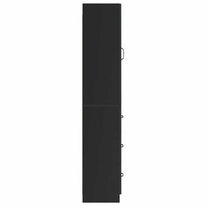 Σέτ Ντουλαπιών 2 pcs Μαύρο 33 x 34,5 x 87 εκ. - Pakobazaar
