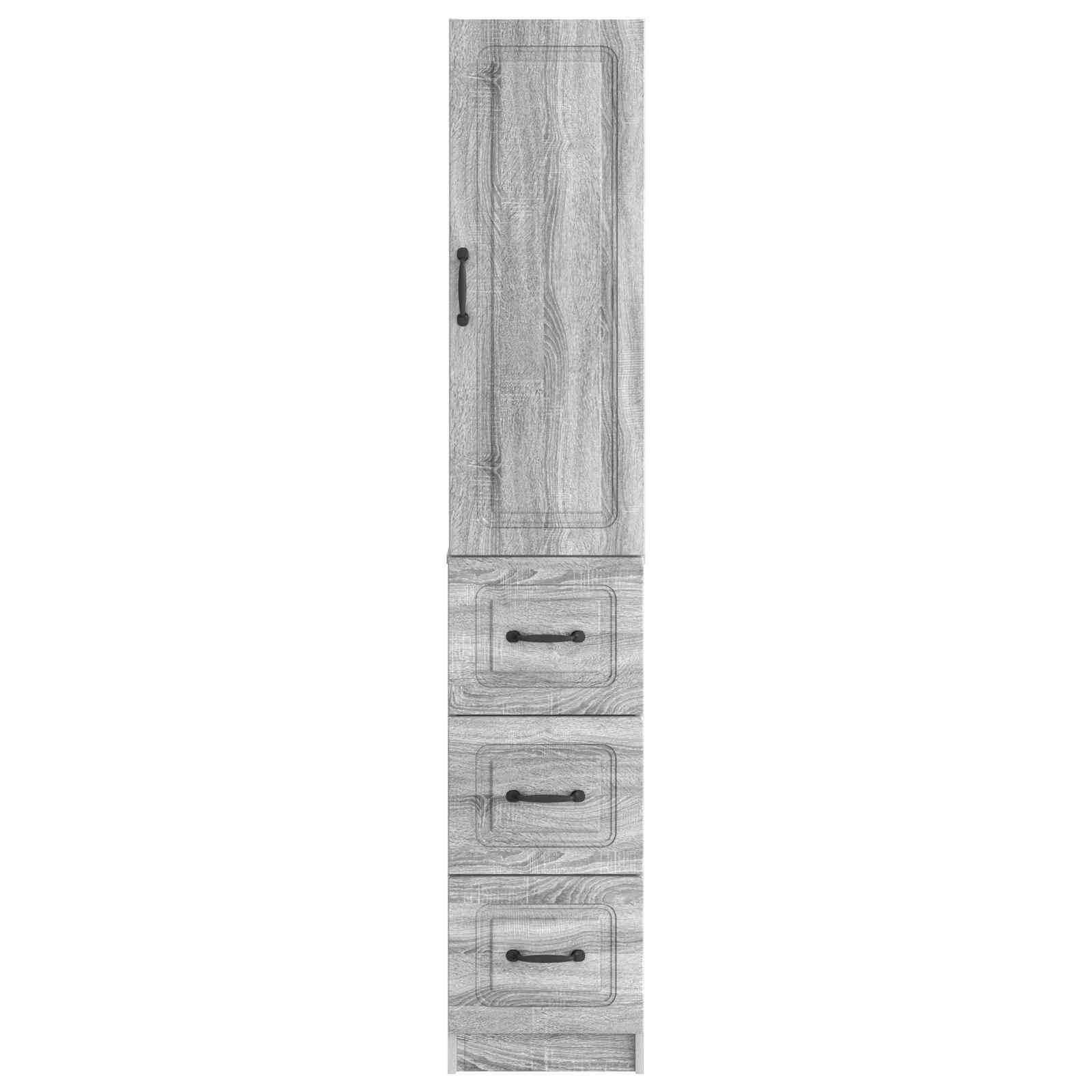Σέτ Ντουλαπιών 2 pcs Γκρι Sonoma 33 x 34,5 x 87 εκ. - Pakobazaar