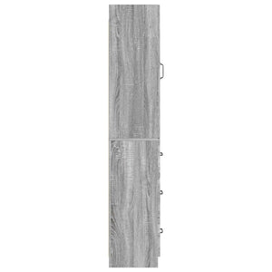 Σέτ Ντουλαπιών 2 pcs Γκρι Sonoma 33 x 34,5 x 87 εκ. - Pakobazaar