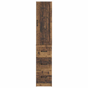 Σέτ Ντουλαπιών 2 pcs Παλαιωμένο ξύλο 33 x 34,5 x 87 εκ. - Pakobazaar