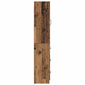 Σέτ Ντουλαπιών 2 pcs Παλαιωμένο ξύλο 33 x 34,5 x 87 εκ. - Pakobazaar