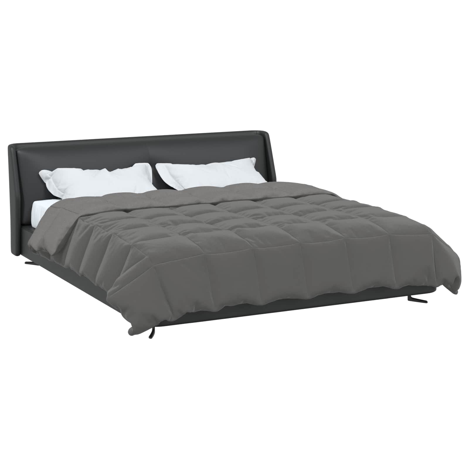 Καλοκαιρινό Παπλωματοθήκη Ανοιχτό γκρι 240 x 260 εκ. Μικροΐνες - Pakobazaar