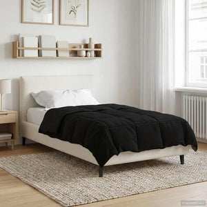Καλοκαιρινό Παπλωματοθήκη Μαύρο 135 x 200 cm Μικροΐνες - Pakobazaar