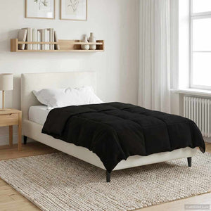 Καλοκαιρινό Παπλωματοθήκη Μαύρο 140 x 220 cm Μικροΐνες - Pakobazaar