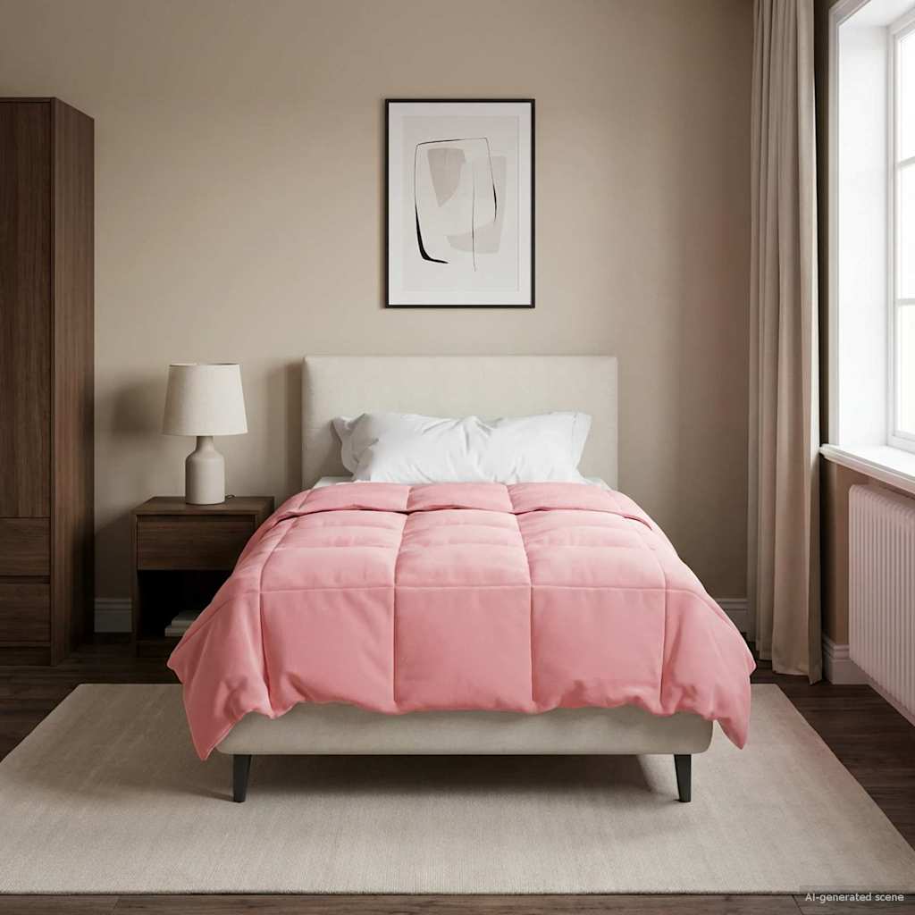 Καλοκαιρινό Παπλωματοθήκη Ουαντινγκ Ροζ 135 x 220 εκ. Μικροΐνες - Pakobazaar