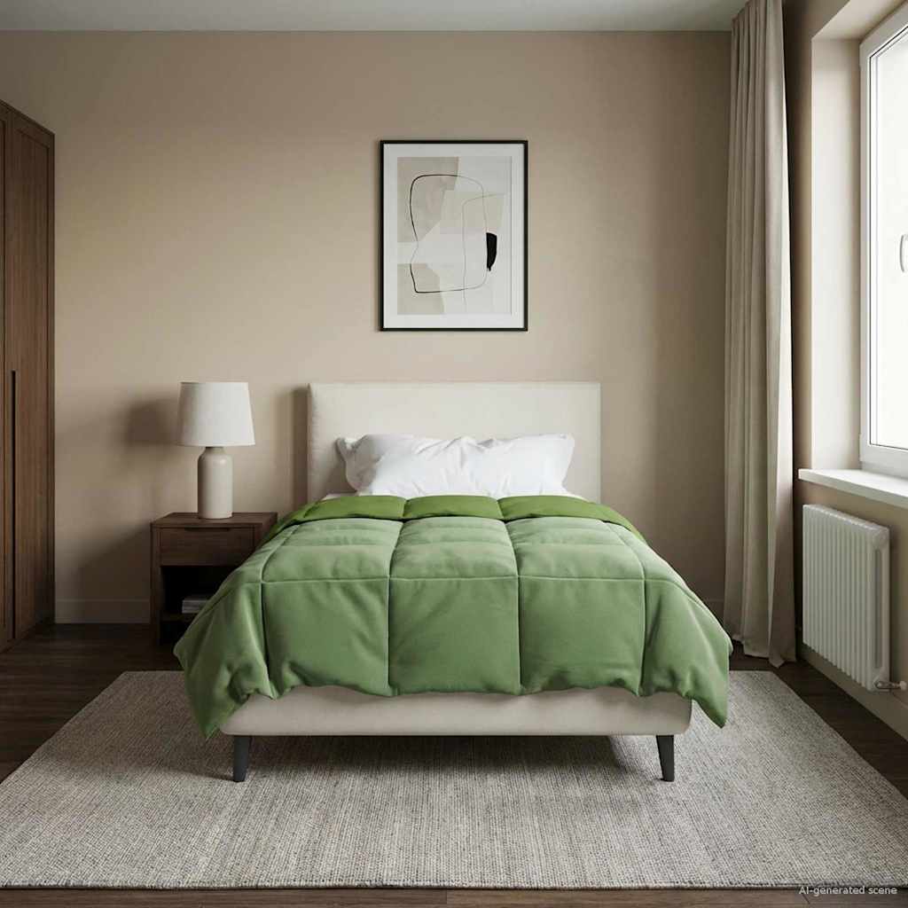 Καλοκαιρινό Παπλωματοθήκη Πράσινο 155 x 200 εκ. Μικροΐνες - Pakobazaar