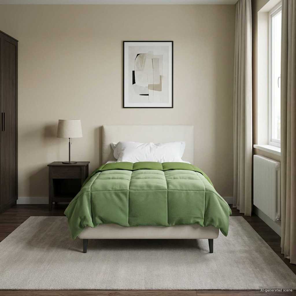 Καλοκαιρινό Παπλωματοθήκη Πράσινο 135 x 220 εκ. Μικροΐνες - Pakobazaar